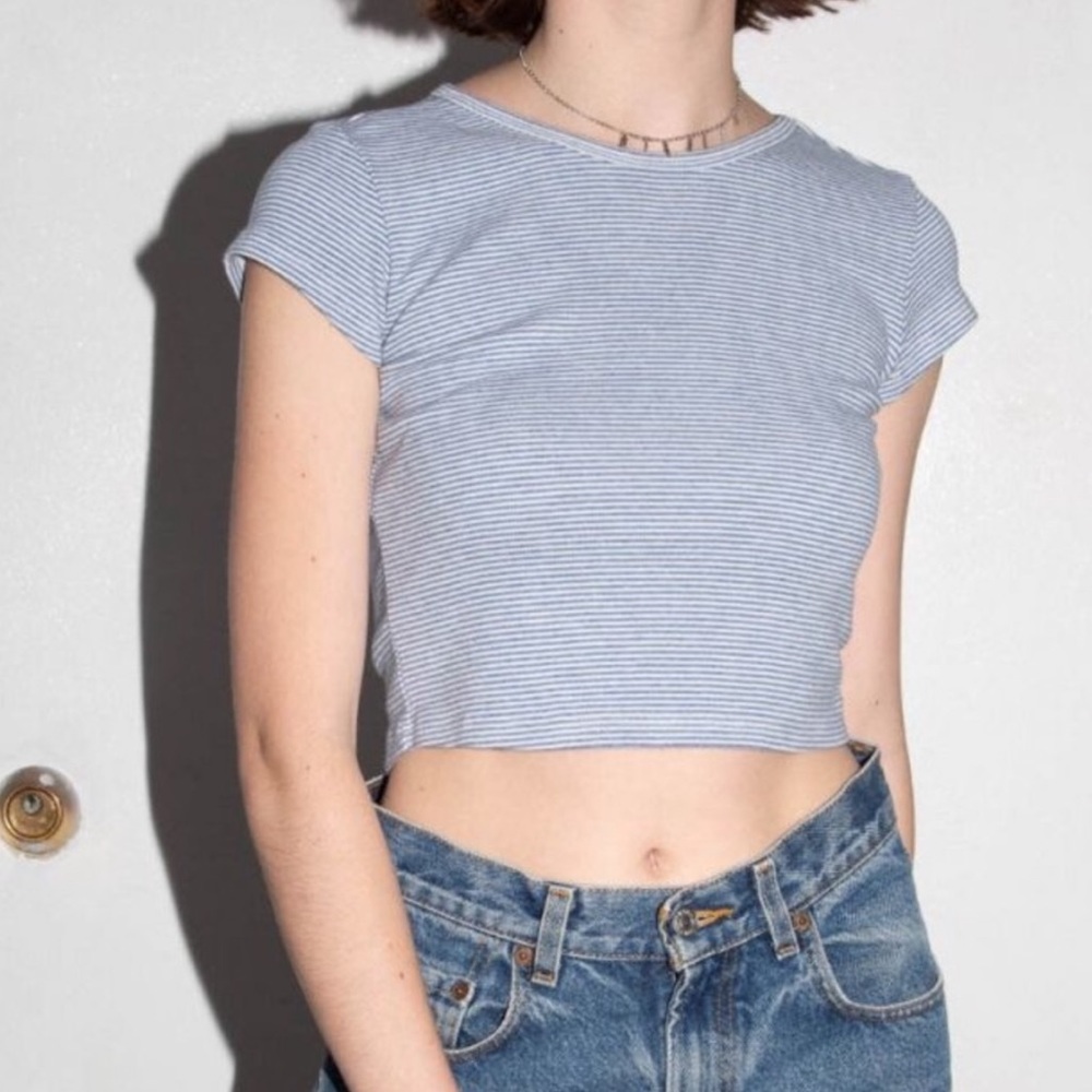 brandy melville striped Ashlyn tee